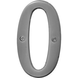 HY-KO - Satin Nickel Prestige House Marker Number